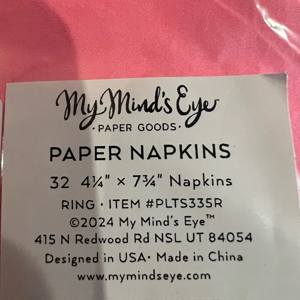Bach and Boujee Pink Party Napkins